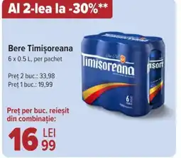 Carrefour Bere Timişoreana Ofertă