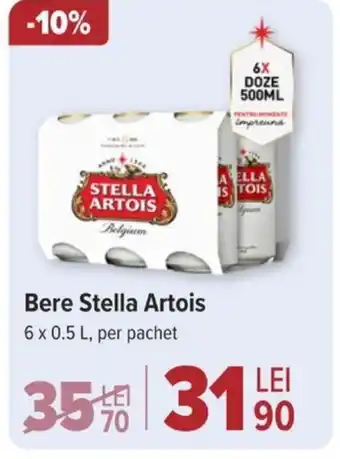 Carrefour Bere Stella Artois Ofertă