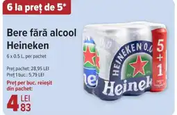 Carrefour Bere fără alcool Heineken Ofertă
