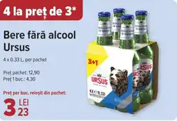 Carrefour Bere fără alcool Ursus Ofertă