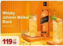 Carrefour Whisky Johnnie Walker Black 0.7L Ofertă