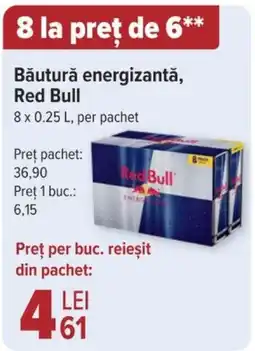 Carrefour Băutură energizantă, Red Bull Ofertă