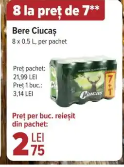 Carrefour Market Bere Ciucas Ofertă
