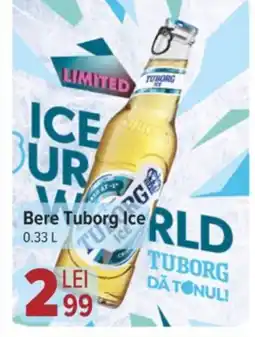 Carrefour Market Bere Tuborg Ice 0.33 L. Ofertă