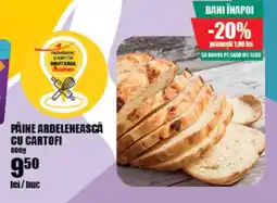 Auchan PÂINE ARDELENEASCĂ CU CARTOFI Ofertă