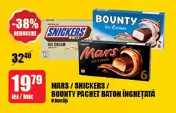 MARS / SNICKERS / BOUNTY PACHET BATON ÎNGHEȚATĂ