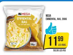 Mega Image MEGA EMMENTAL RAS 200G Ofertă