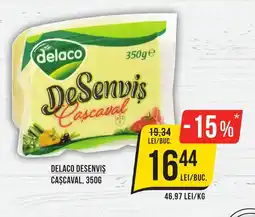 Mega Image DELACO DESENVIS CASCAVAL, 350G Ofertă