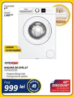 MAŞINĂ DE SPALAT VMS61015D