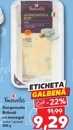 Kaufland Gorgonzola Brânză cu mucegai Ofertă