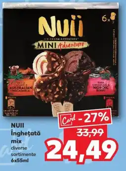 Kaufland NUII Îngheţată mix Ofertă