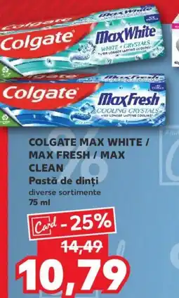 Kaufland COLGATE MAX WHITE / MAX FRESH/MAX CLEAN Pastă de dinți Ofertă