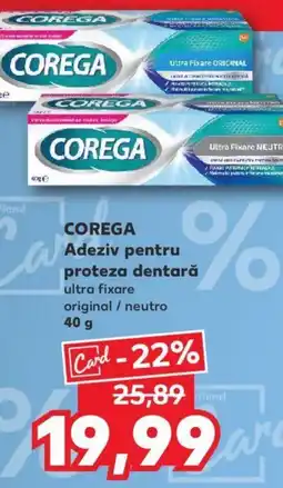 COREGA Adeziv pentru proteza dentară