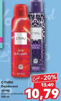 Kaufland C-THRU Deodorant spray Ofertă