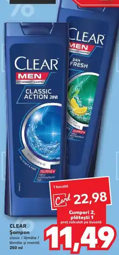 Kaufland CLEAR Şampon Ofertă