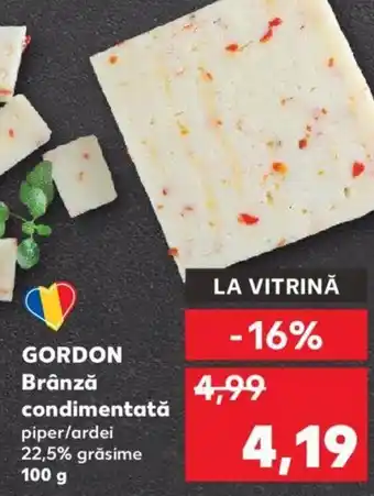 Kaufland GORDON Brânză condimentată Ofertă