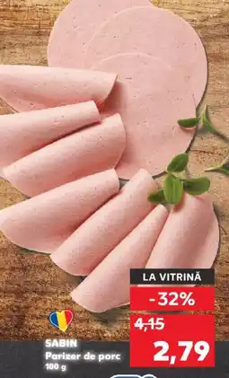 Kaufland SABIN Parizer de porc Ofertă