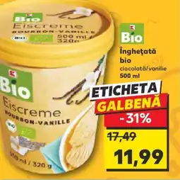 Kaufland Îngheţată bio Ofertă