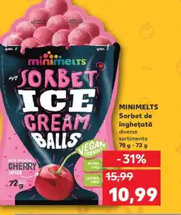 Kaufland MINIMELTS Sorbet de înghețată Ofertă