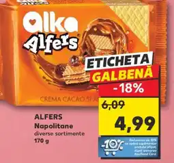 Kaufland ALFERS Napolitane Ofertă