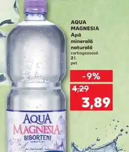 Kaufland AQUA MAGNESIA Apă minerală naturală 2L Ofertă