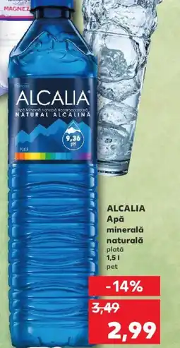 Kaufland ALCALIA Apă minerală naturală 1.5L Ofertă