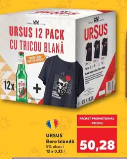Kaufland URSUS Bere blondǎ Ofertă