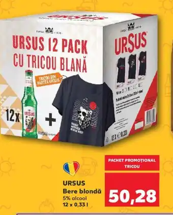 Kaufland URSUS Bere blondǎ Ofertă