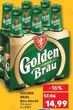 Kaufland GOLDEN BRAU Bere blondă Ofertă
