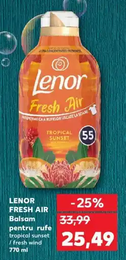Kaufland LENOR FRESH AIR Balsam pentru rufe Ofertă