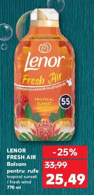 Kaufland LENOR FRESH AIR Balsam pentru rufe Ofertă