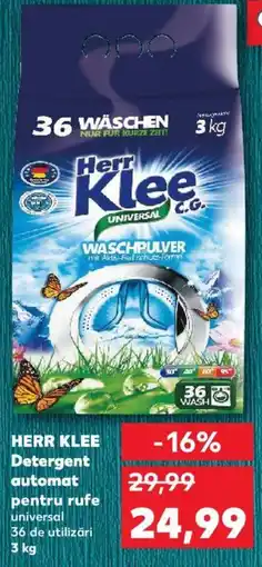 Kaufland HERR KLEE Detergent automat pentru rufe Ofertă
