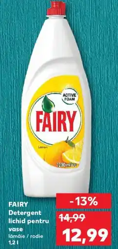 Kaufland FAIRY Detergent lichid pentru vase Ofertă