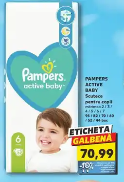 Kaufland PAMPERS ACTIVE BABY Scutece pentru copii Ofertă