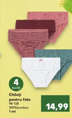 Kaufland Chiloţi pentru fete Ofertă
