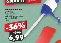Pompǎ manuală