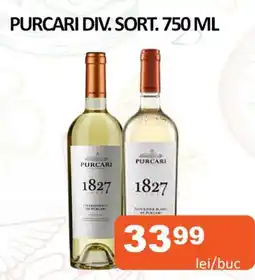 Unicarm PURCARI DIV. SORT. 750 ML Ofertă