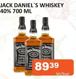 Unicarm JACK DANIEL'S WHISKEY 40% 700 ML Ofertă