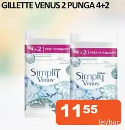 Unicarm GILLETTE VENUS 2 PUNGA 4+2 Ofertă