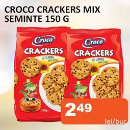 Unicarm CROCO CRACKERS MIX SEMINTE 150 G Ofertă