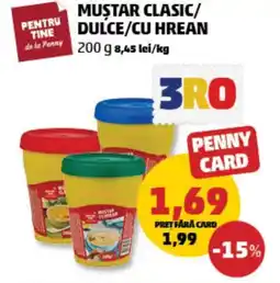 Penny MUSTAR CLASIC/ DULCE/CU HREAN Ofertă