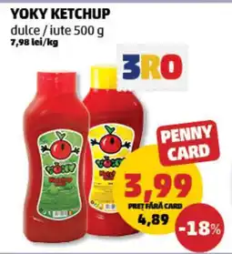 Penny YOKY KETCHUP Ofertă