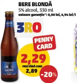 BERE BLONDĂ