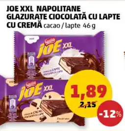 Penny JOE XXL NAPOLITANE GLAZURATE CIOCOLATĂ CU LAPTE CU CREMĂ Ofertă