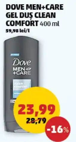 Penny DOVE MEN+CARE GEL DUS CLEAN COMFORT Ofertă