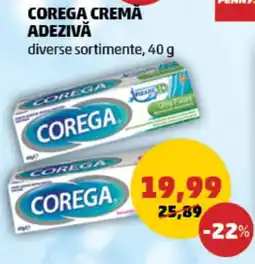 Penny COREGA CREMĂ ADEZIVĂ Ofertă
