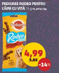 Penny PEDIGREE RODEO PENTRU CÂINI CU VITĂ Ofertă
