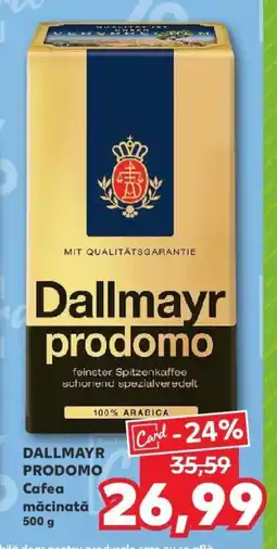 Kaufland DALLMAYR PRODOMO Cafea măcinată 500 g Ofertă