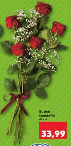 Kaufland Buchet trandafiri 60 cm Ofertă