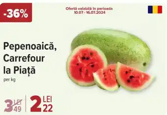 Carrefour Market Pepenoaică, Carrefour la Piaţă Ofertă